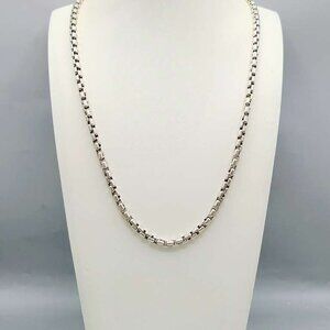 David Yurman Box Chain Necklace in Sterling Silver - 4.8mm - 24"